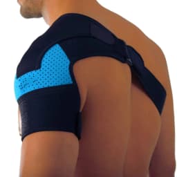 image-Breathable and ice pack sports shoulder pads