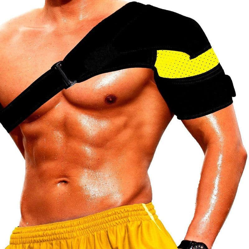 image-Breathable and ice pack sports shoulder pads