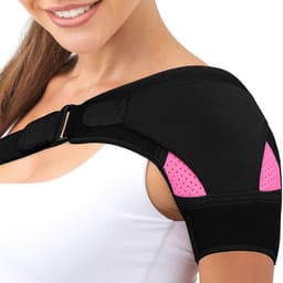 image-Breathable and ice pack sports shoulder pads