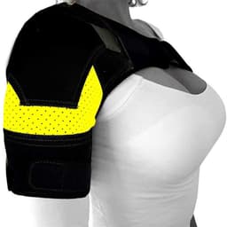 image-Breathable and ice pack sports shoulder pads