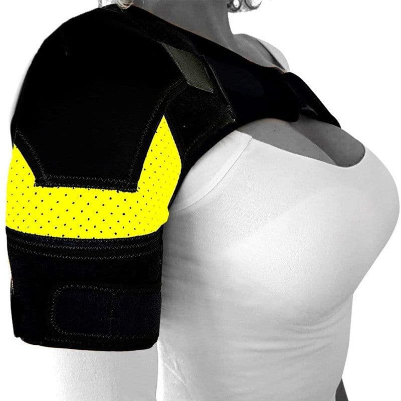 image-Breathable and ice pack sports shoulder pads