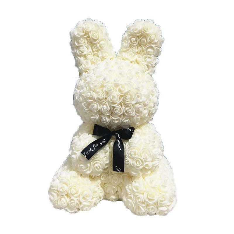 image-45cm Roses Bunny Valentines Day Eternal Flower Rabbit Romantic Wedding Engagement Ceremony Party Decoration Christmas Gifts
