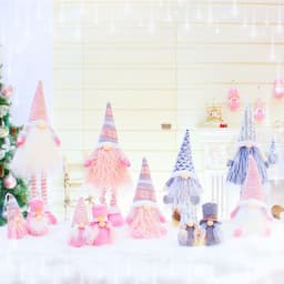 image-Christmas New Products Telescopic Pole Faceless Doll Window Christmas Decoration Supplies