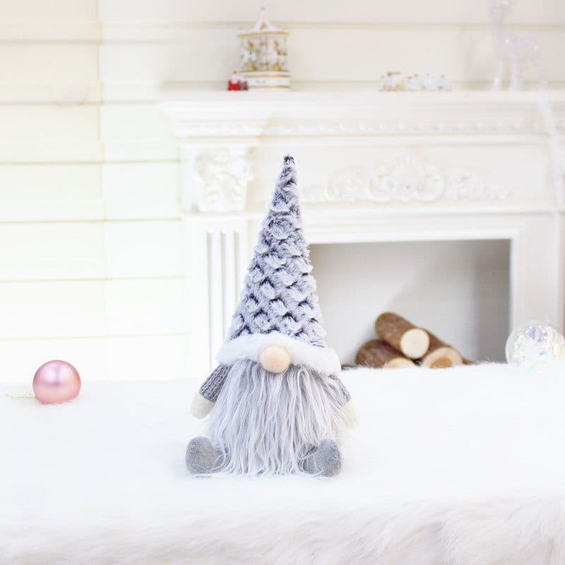 image-Christmas New Products Telescopic Pole Faceless Doll Window Christmas Decoration Supplies