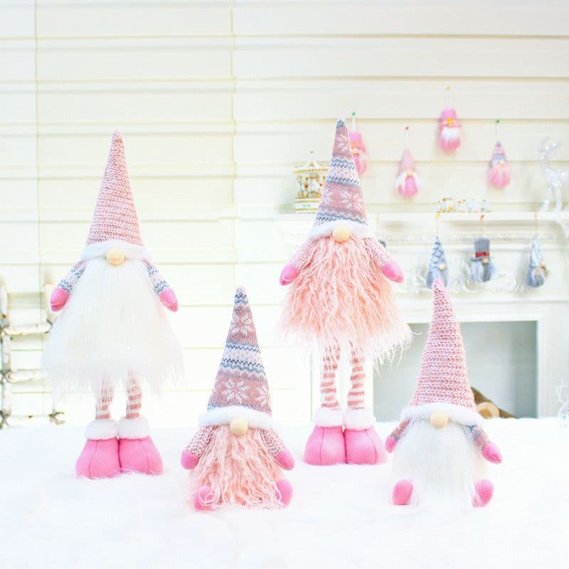 image-Christmas New Products Telescopic Pole Faceless Doll Window Christmas Decoration Supplies