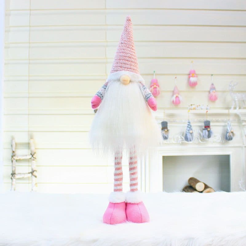 image-Christmas New Products Telescopic Pole Faceless Doll Window Christmas Decoration Supplies