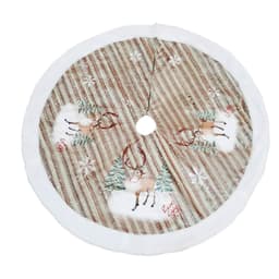 image-Christmas Tree Bottom Decoration Tree Skirt 98cm Flannel Old Man Tree
