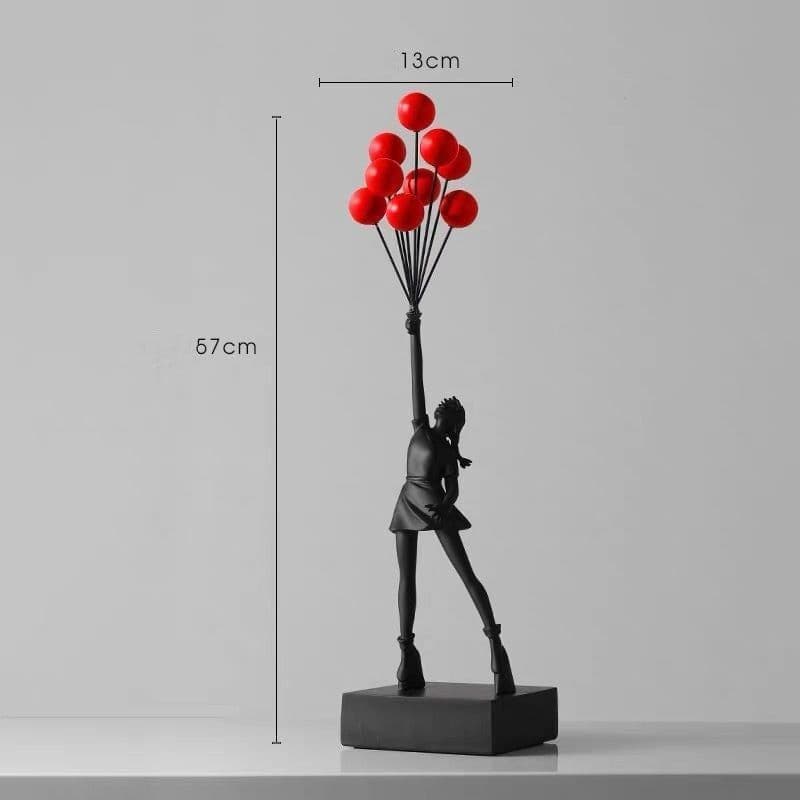 image-Bubble Girl Character Sculpture Decoration Decoration