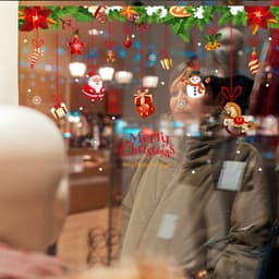 image-Christmas glass stickers