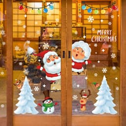 image-Christmas glass stickers