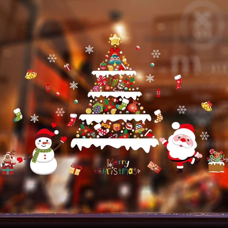 image-Christmas glass stickers