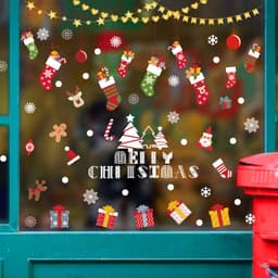 image-Christmas glass stickers