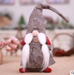 image-Christmas decorations, European style, no face doll, small forest beard, old man decoration
