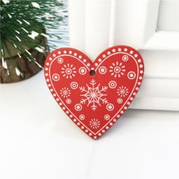 image-DIY Ornaments Wooden Christmas Gift Pendants