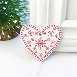 image-DIY Ornaments Wooden Christmas Gift Pendants