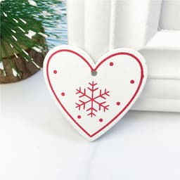 image-DIY Ornaments Wooden Christmas Gift Pendants