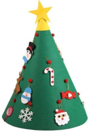 image-New Christmas gifts and gifts DIY felt Christmas tree for children