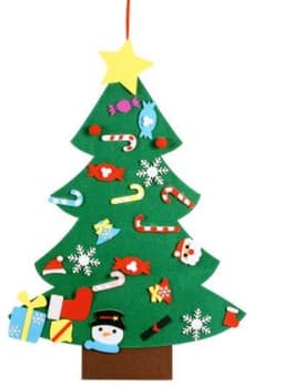 image-New Christmas gifts and gifts DIY felt Christmas tree for children