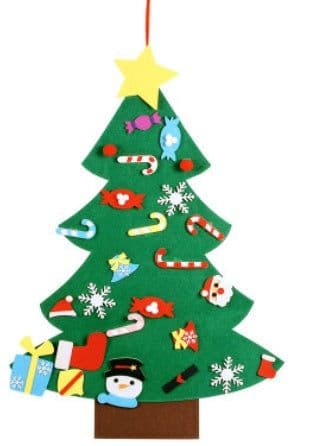 image-New Christmas gifts and gifts DIY felt Christmas tree for children