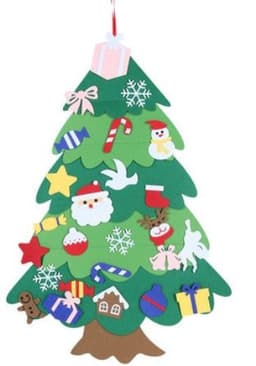 image-New Christmas gifts and gifts DIY felt Christmas tree for children