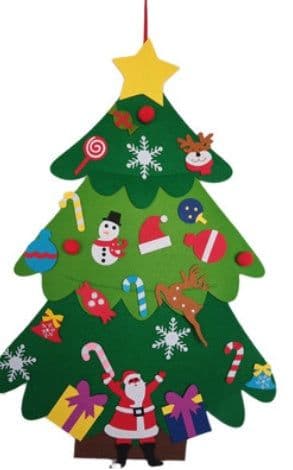 image-New Christmas gifts and gifts DIY felt Christmas tree for children