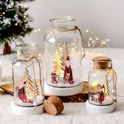 image-Christmas Day atmosphere snow bottle wish bottle