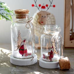 image-Christmas Day atmosphere snow bottle wish bottle