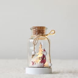 image-Christmas Day atmosphere snow bottle wish bottle