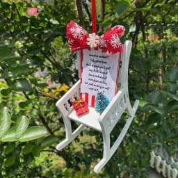 image-Heaven Chair Christmas Ornament Decoration Nostalgia Chair