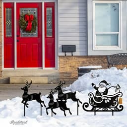image-Outdoor Decoration Metal Silhouette Art In Outdoor Garden Decoration