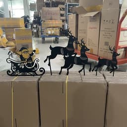 image-Outdoor Decoration Metal Silhouette Art In Outdoor Garden Decoration