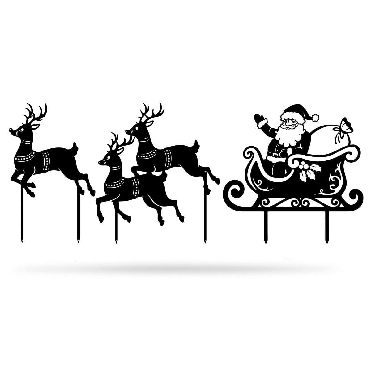 image-Outdoor Decoration Metal Silhouette Art In Outdoor Garden Decoration