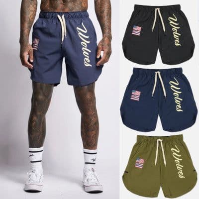 image-Casual Running Breathable Wicking Speed Bar Tide Men's Shorts