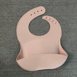 image-Soft Waterproof Silicone Baby Bib with Food Catcher, Baby Silicone Bib