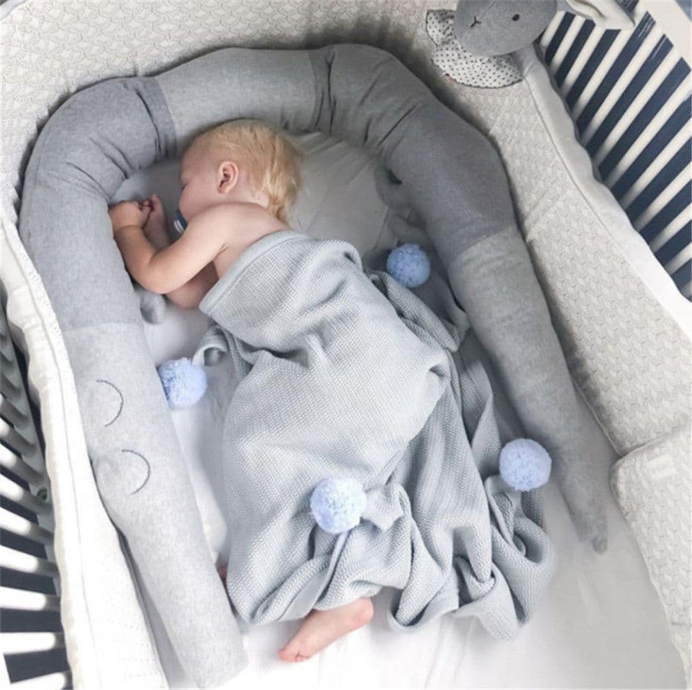 image-Baby Bedding Cartoon Baby Crib Bumper Pillow Infant Cradle Kids Bed Fence Baby Decoration Room Accessories