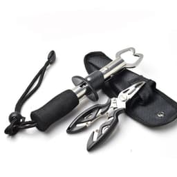image-Fishing Gear Fish Lip Stainless Steel Scissors Scissors Fishing Grip Set Pliers Accessory Tool