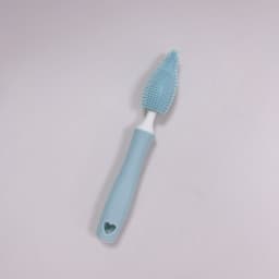 image-Baby Silicone Baby Bottle Brush Straw Scrubbing Baby Bottle Brush Cleaning