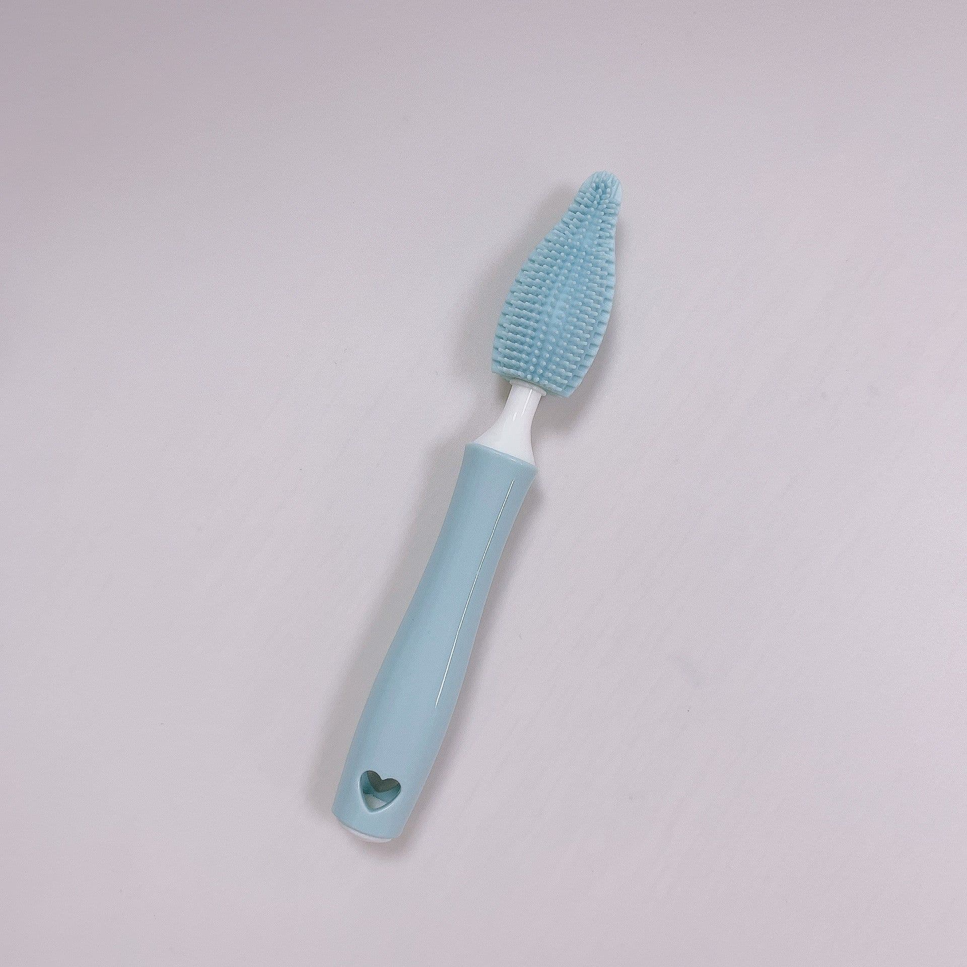 image-Baby Silicone Baby Bottle Brush Straw Scrubbing Baby Bottle Brush Cleaning