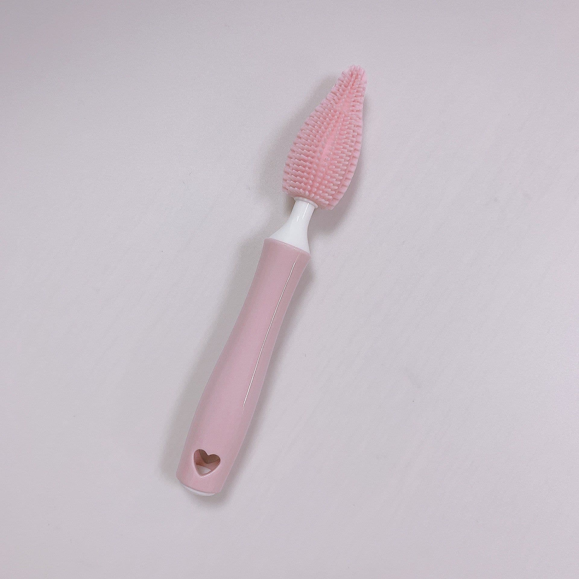 image-Baby Silicone Baby Bottle Brush Straw Scrubbing Baby Bottle Brush Cleaning