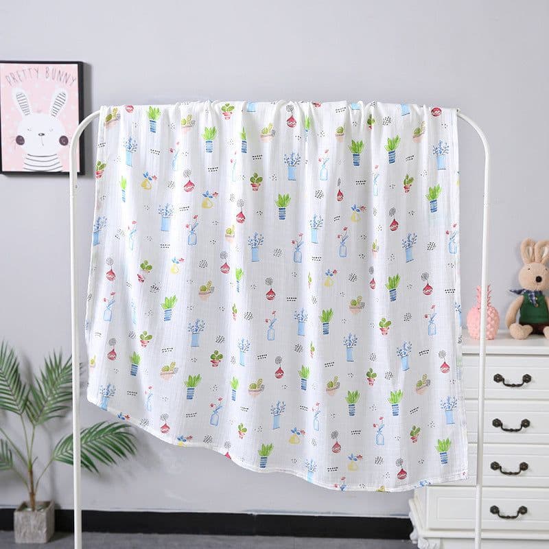 image-Double Layer Gauze Bath Towel 110 * 120 Baby Towel