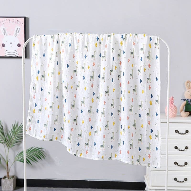 image-Double Layer Gauze Bath Towel 110 * 120 Baby Towel