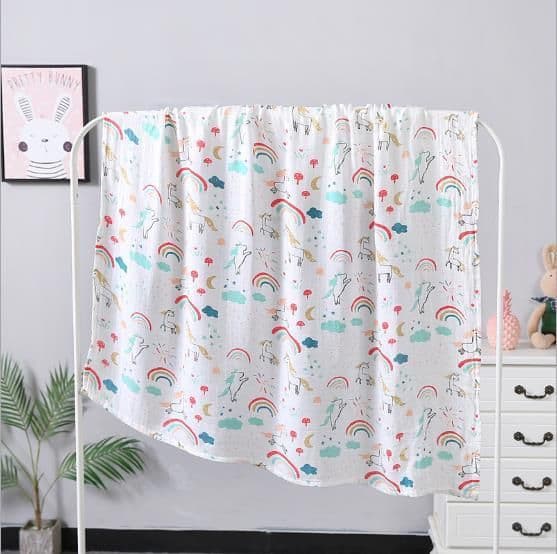 image-Double Layer Gauze Bath Towel 110 * 120 Baby Towel