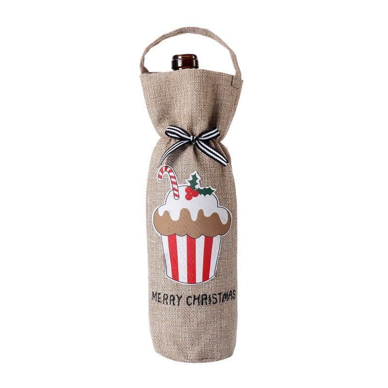 image-Christmas Decoration Supplies Bottle Cover