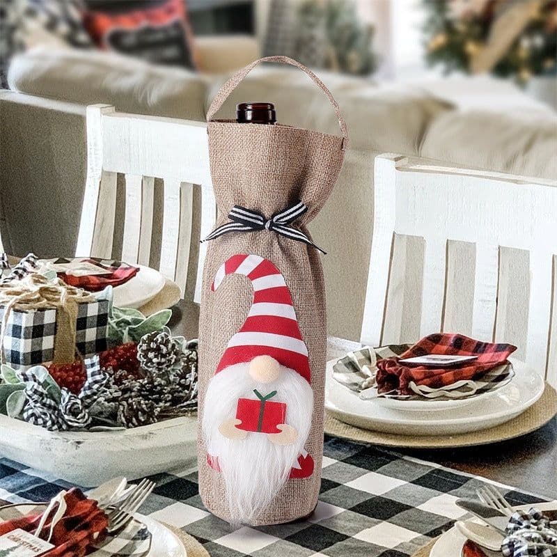 image-Christmas Decoration Supplies Bottle Cover