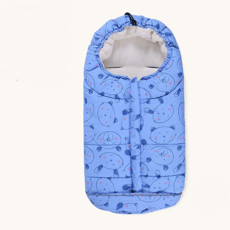 image-Baby Sleeping Bag Stroller Winter Windproof Thick Sleep Sacks for Infant Wheelchair Envelopes