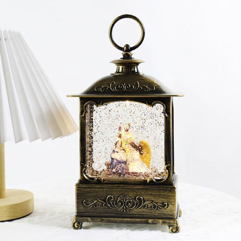 image-Christmas Decoration Decoration Crystal Lamp Music Box