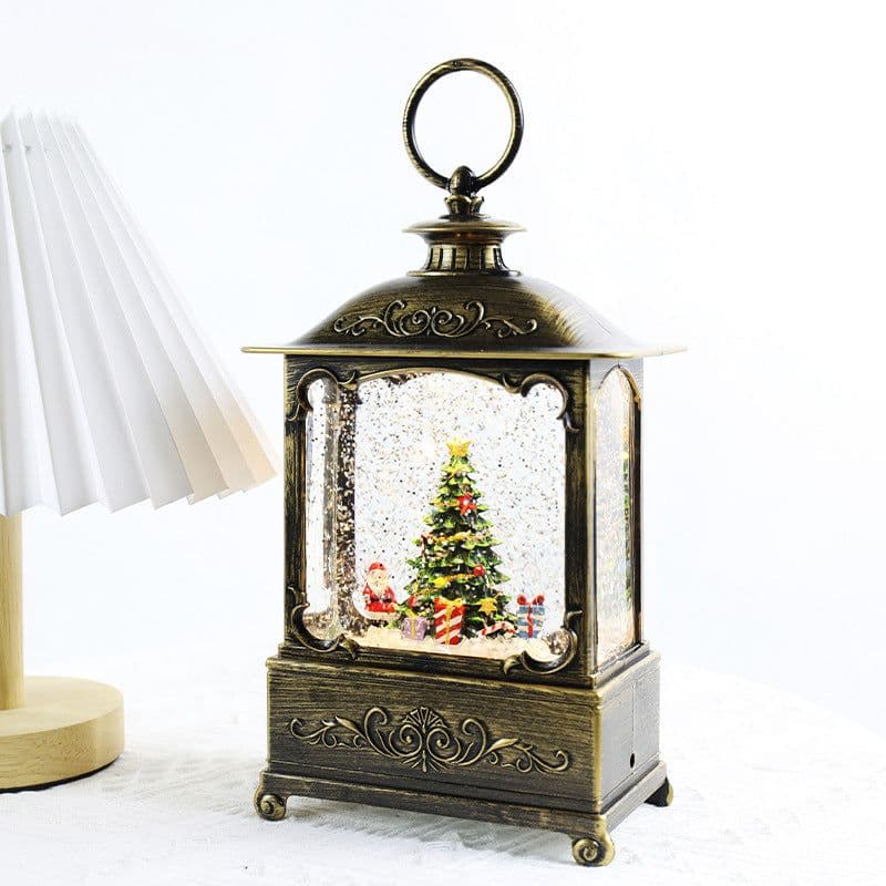 image-Christmas Decoration Decoration Crystal Lamp Music Box