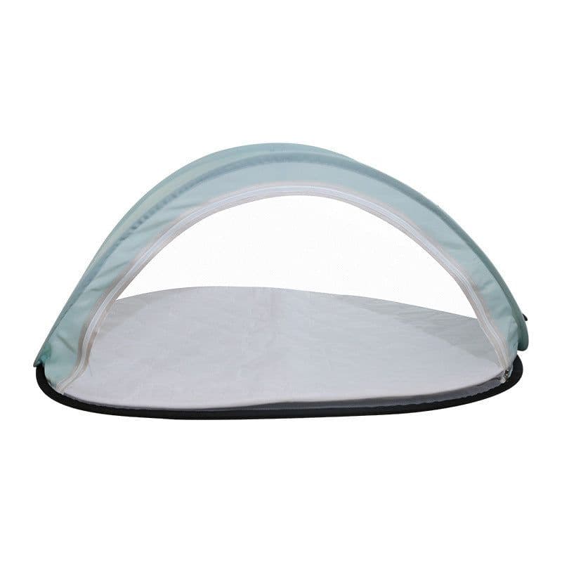 image-Folding breathable mosquito net in bb crib