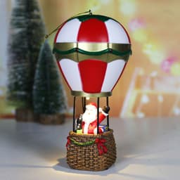 image-Christmas Resin Christmas Luminous Old Man Snowman Decoration Ornaments