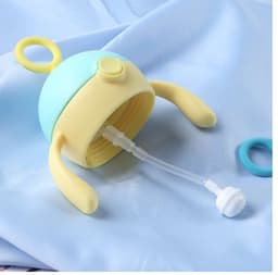 image-499 spring and summer TRITAN material infant high-end cup antenna baby straw cup learn to drink cup anti-fall